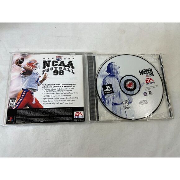 Madden NFL 98- PS1 Complete Playstation Game Tested & Working Clean Disc - Picture 2 of 7